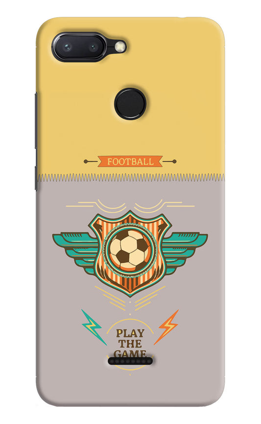 Football Redmi 6 Hard Case Back Cover by Casekaro