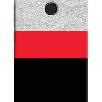 Tri Color Pattern Redmi 6 Hard Case Back Cover by Casekaro