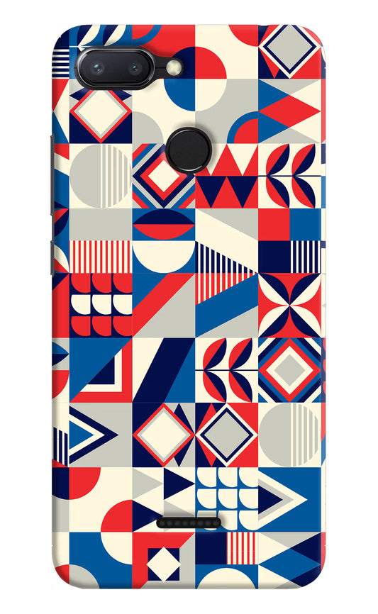 Colorful Pattern Redmi 6 Hard Case Back Cover by Casekaro