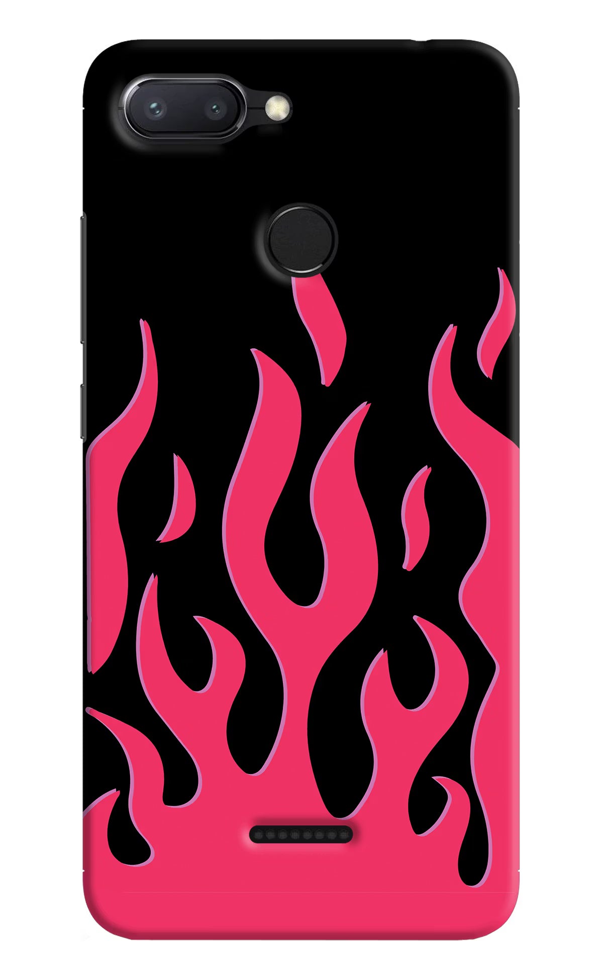 Fire Flames Redmi 6 Hard Case Back Cover by Casekaro