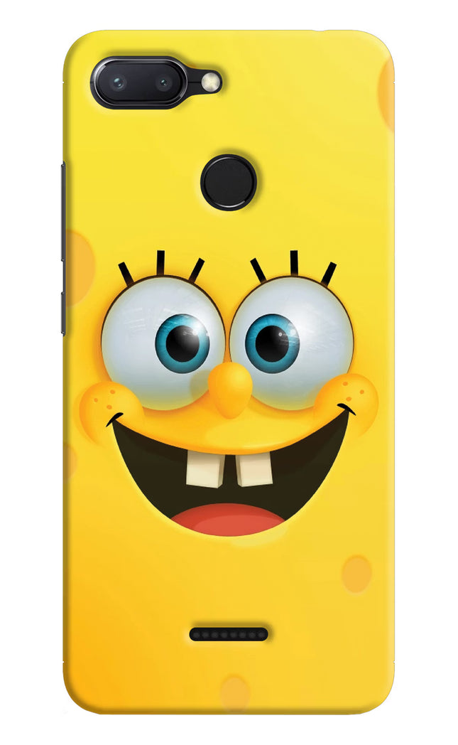 Sponge 1 Redmi 6 Hard Case Back Cover by Casekaro
