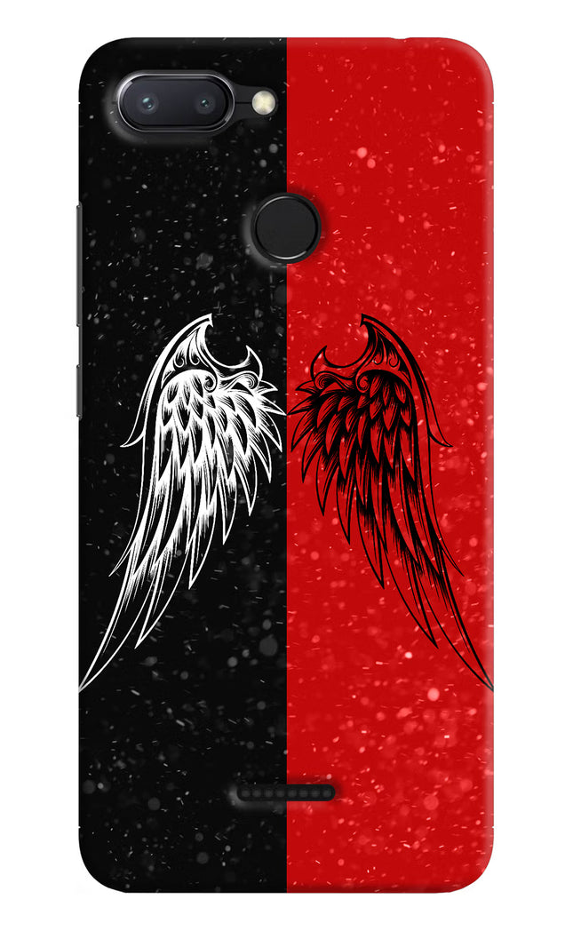 Wings Redmi 6 Hard Case Back Cover by Casekaro