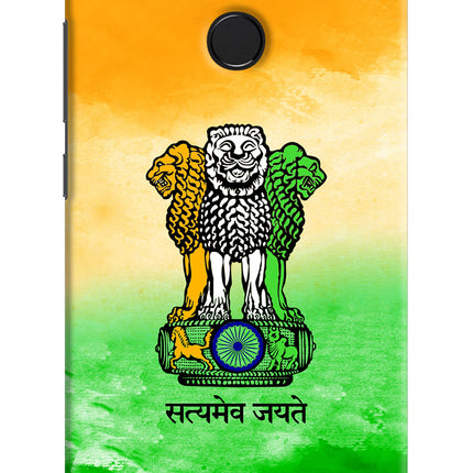 Satyamev Jayate Flag Redmi 6 Hard Case Back Cover by Casekaro