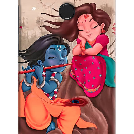 Radhe Krishna Redmi 6 Hard Case Back Cover by Casekaro