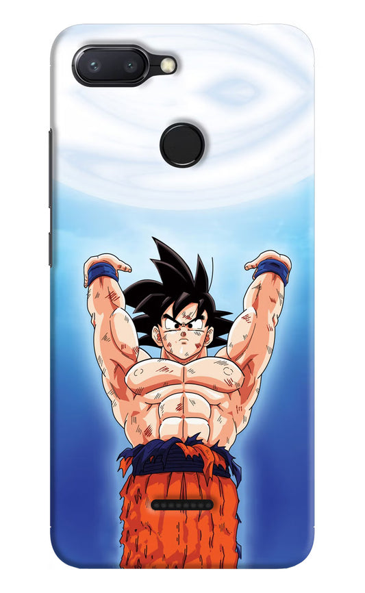 Goku Power Redmi 6 Hard Case Back Cover by Casekaro