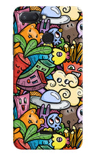 Veggie Doodle Redmi 6 Hard Case Back Cover by Casekaro