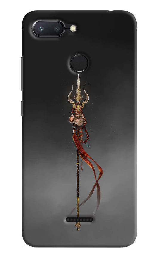 Shiv Trishul Redmi 6 Hard Case Back Cover by Casekaro