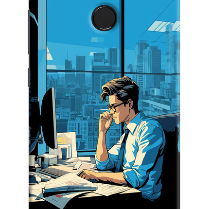 Focused Hustler (AI Generated) Redmi 6 Hard Case Back Cover by Casekaro