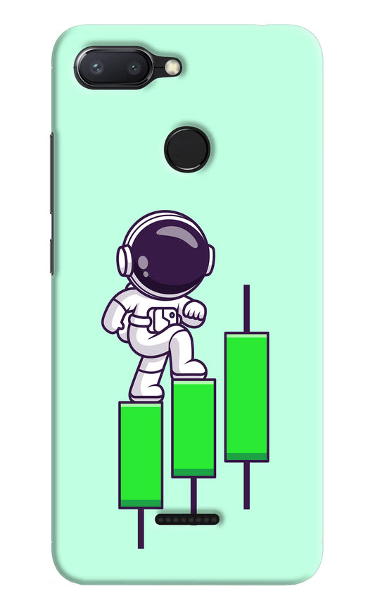 Astronaut Trader Redmi 6 Hard Case Back Cover by Casekaro