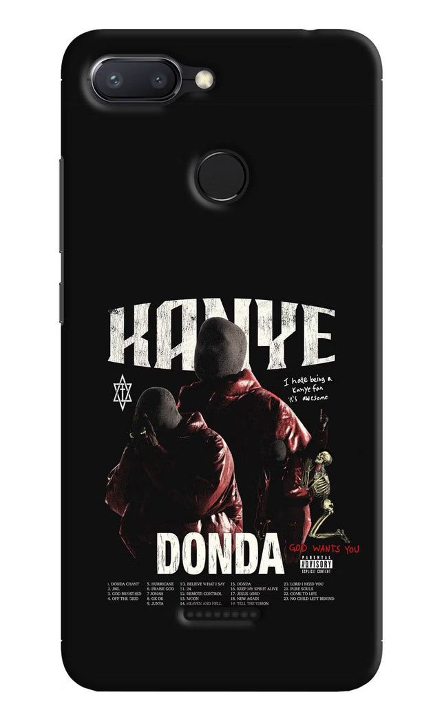 Donda Kanye West Redmi 6 Hard Case Back Cover by Casekaro