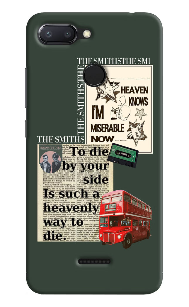 The Smiths Redmi 6 Hard Case Back Cover by Casekaro