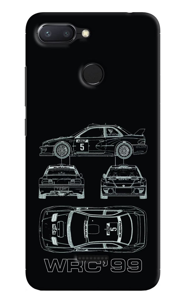 WRC'99 Redmi 6 Hard Case Back Cover by Casekaro