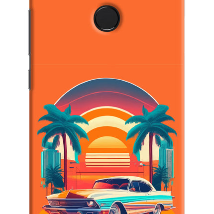 Palm Drive 80s Redmi 6 Hard Case Back Cover by Casekaro