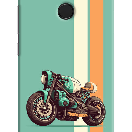 Striped Moto Drift Redmi 6 Hard Case Back Cover by Casekaro