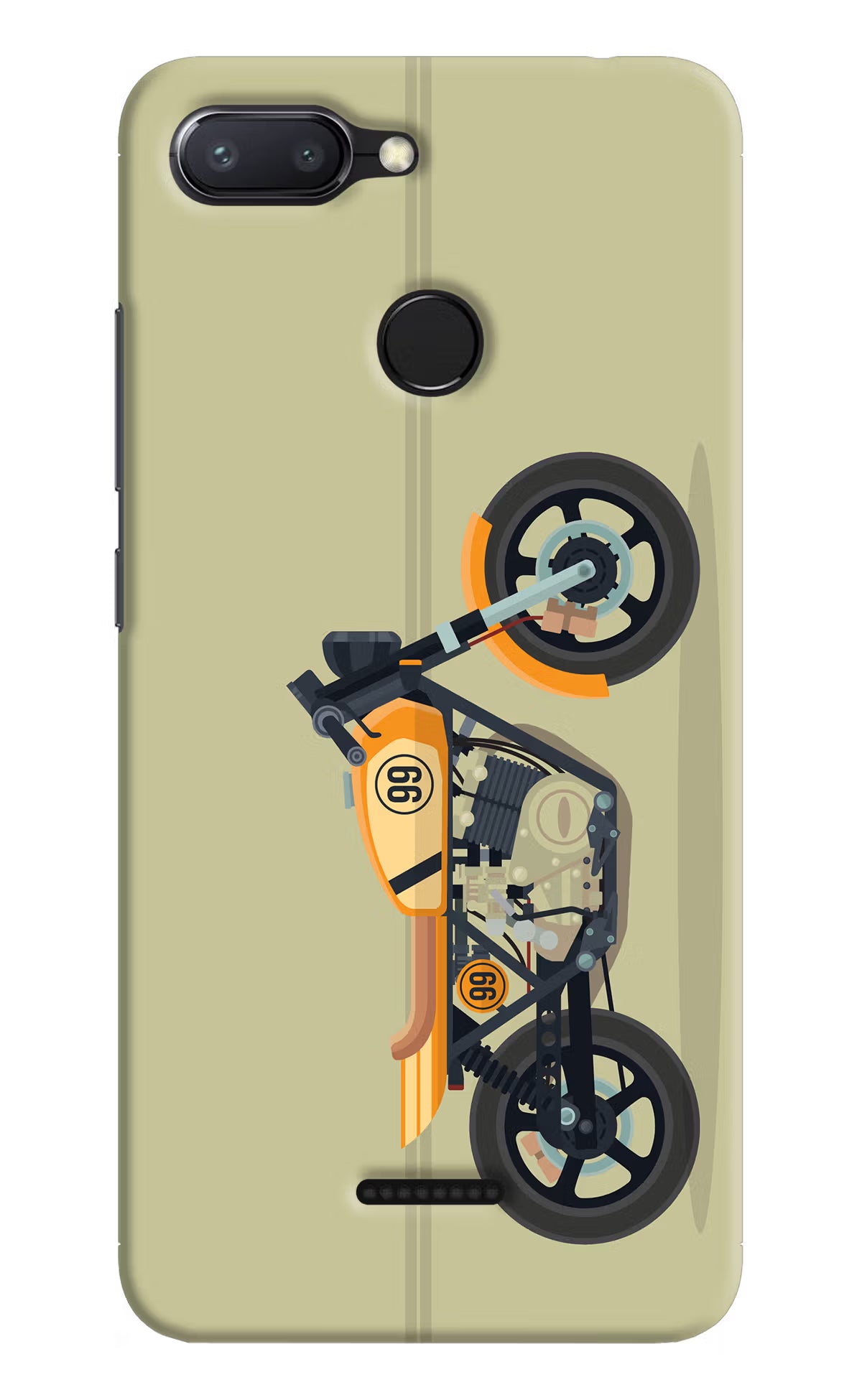 Vertical Speedster Redmi 6 Hard Case Back Cover by Casekaro