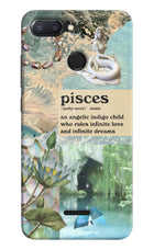 Pisces Zodiac Redmi 6 Hard Case Back Cover by Casekaro