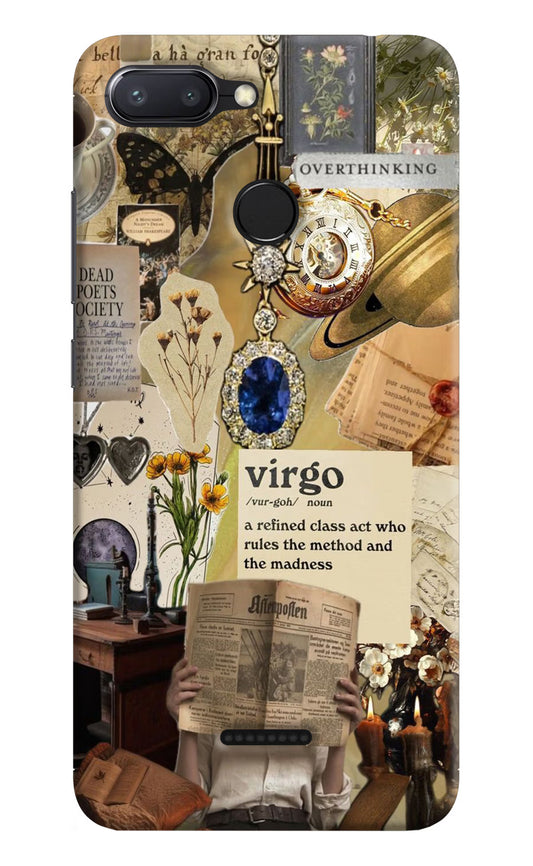 Virgo Zodiac Redmi 6 Hard Case Back Cover by Casekaro