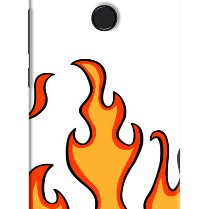 Fired Up – White Redmi 6 Hard Case Back Cover by Casekaro
