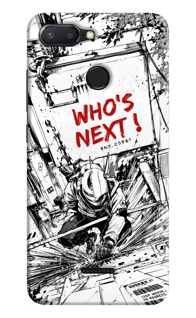 Who's Next Redmi 6 Hard Case Back Cover by Casekaro