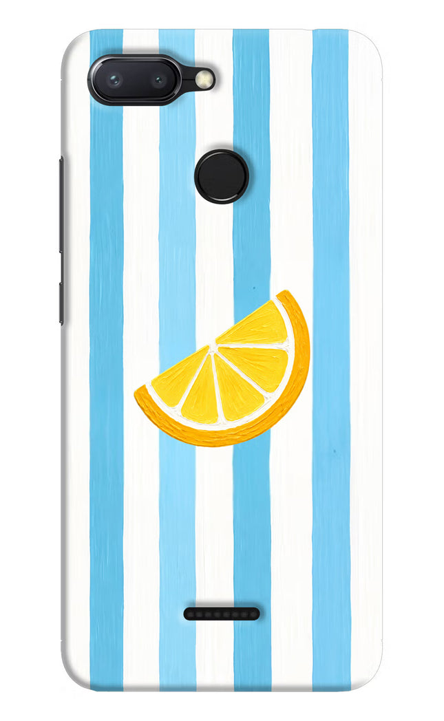 Summer Lemon Redmi 6 Hard Case Back Cover by Casekaro