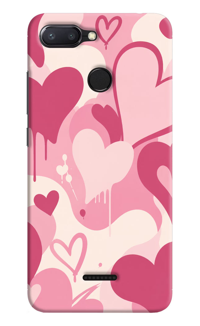 Hearty case Redmi 6 Hard Case Back Cover by Casekaro