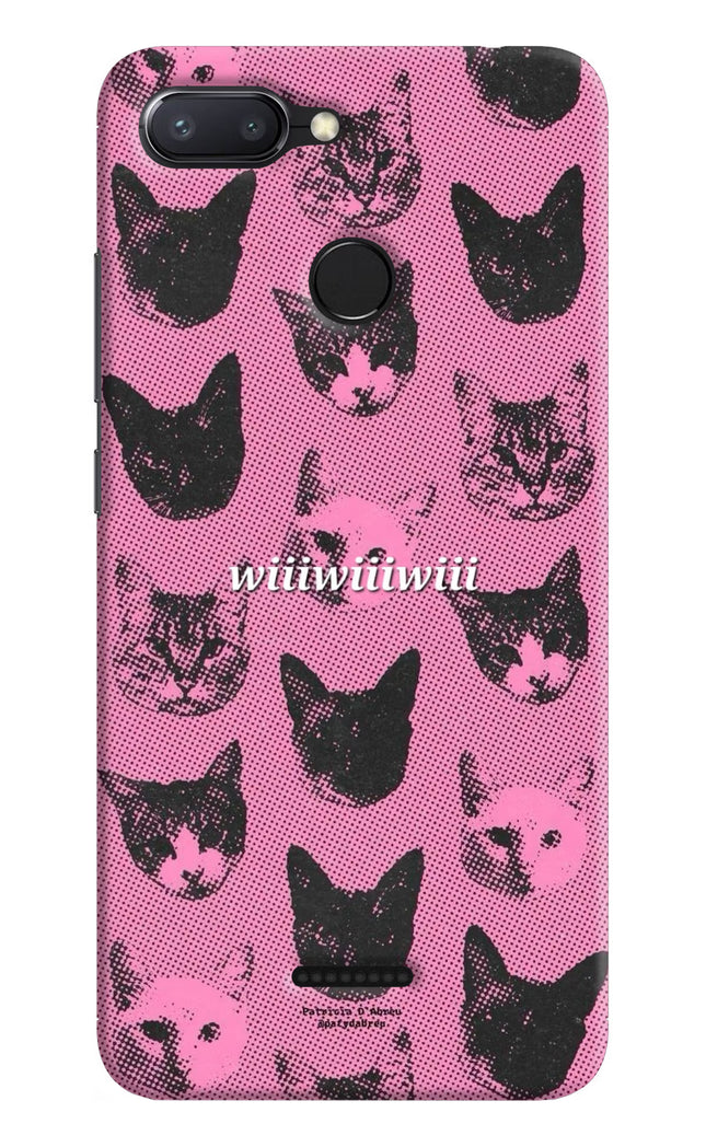 Pink Cats Redmi 6 Hard Case Back Cover by Casekaro