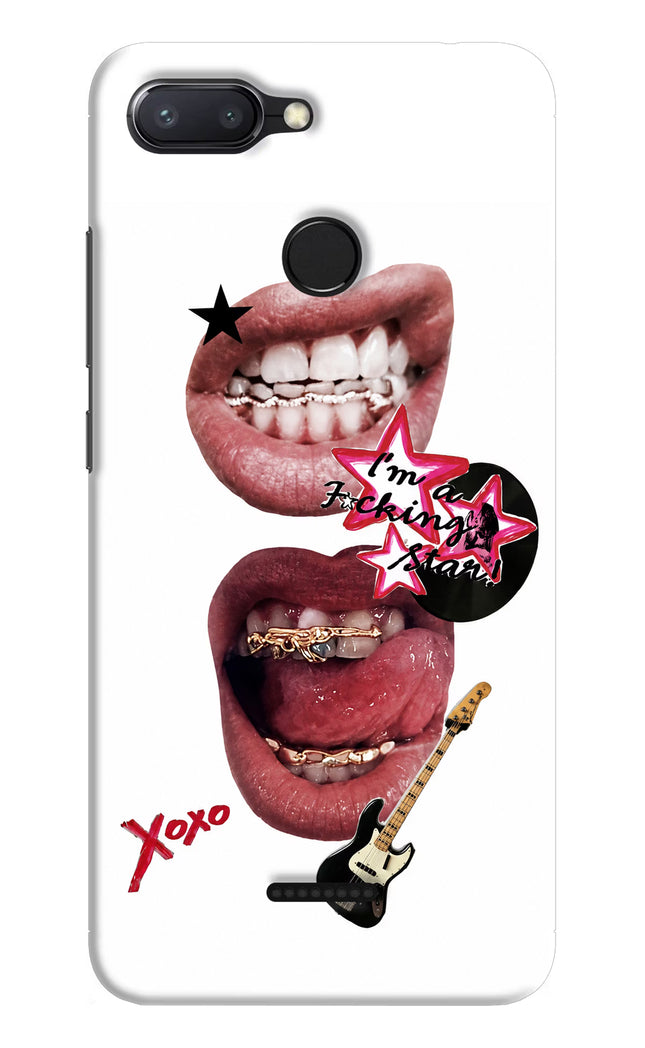 Rockstar Redmi 6 Hard Case Back Cover by Casekaro