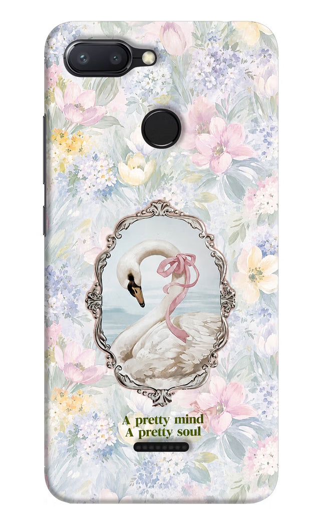 Pretty Mind Pretty Soul Redmi 6 Hard Case Back Cover by Casekaro