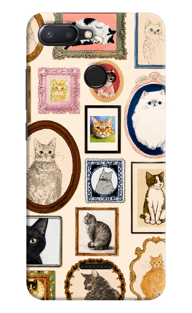 Mirror Cats Redmi 6 Hard Case Back Cover by Casekaro