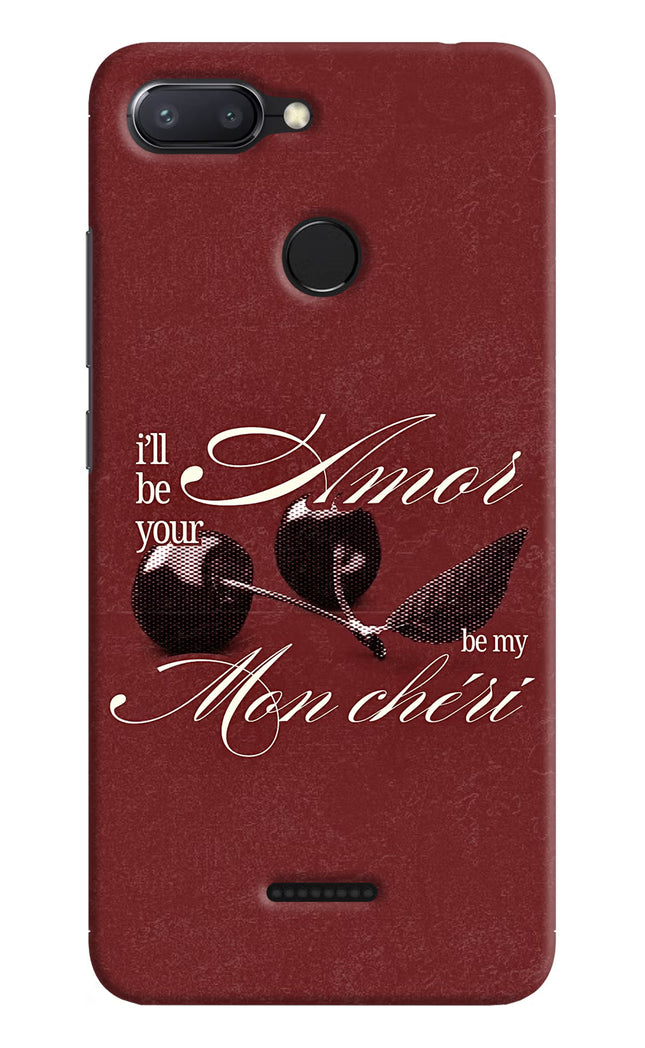 Velvet Cherry Redmi 6 Hard Case Back Cover by Casekaro