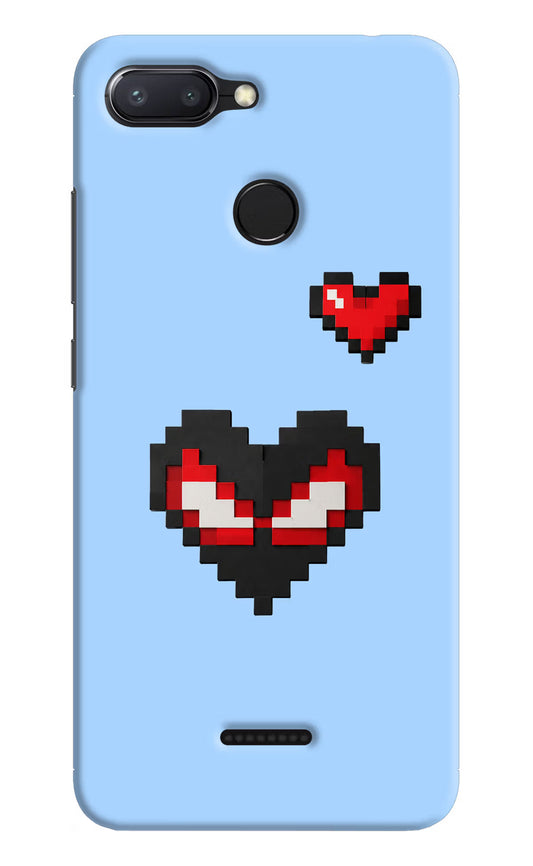 Peter Heart Redmi 6 Hard Case Back Cover by Casekaro