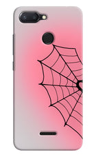 Pink Web Redmi 6 Hard Case Back Cover by Casekaro