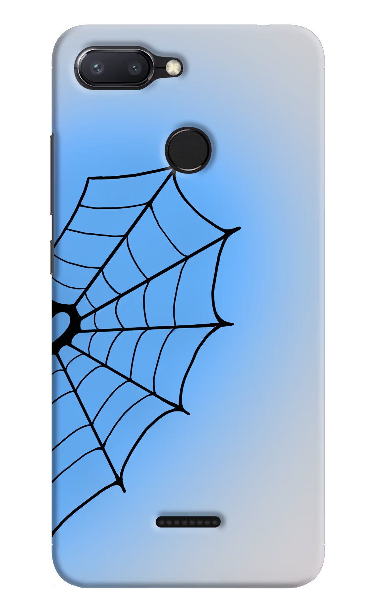 Blue Web Redmi 6 Back Cover