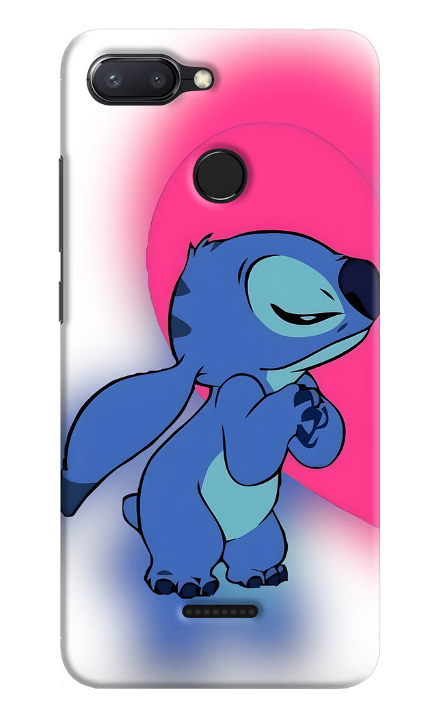 Stitch Hug Redmi 6 Hard Case Back Cover by Casekaro