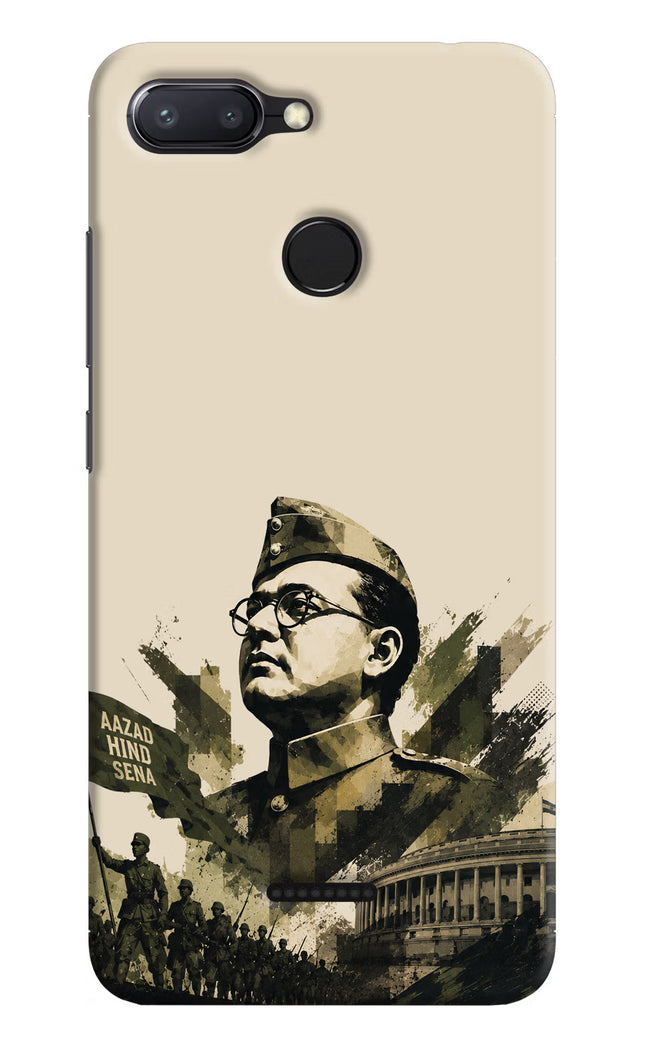 Netaji Rising Redmi 6 Hard Case Back Cover by Casekaro