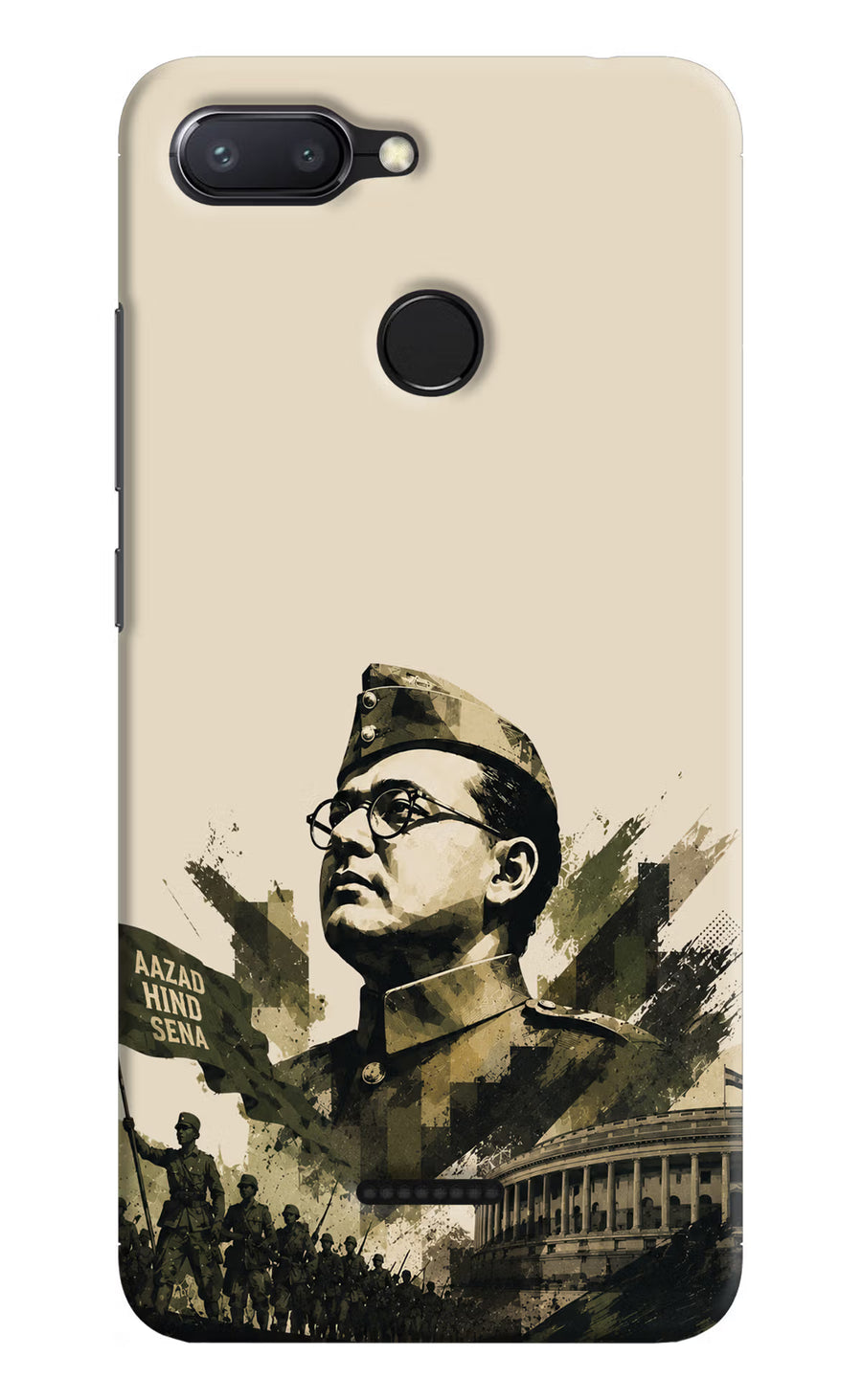 Netaji Rising Redmi 6 Back Cover, Hard case