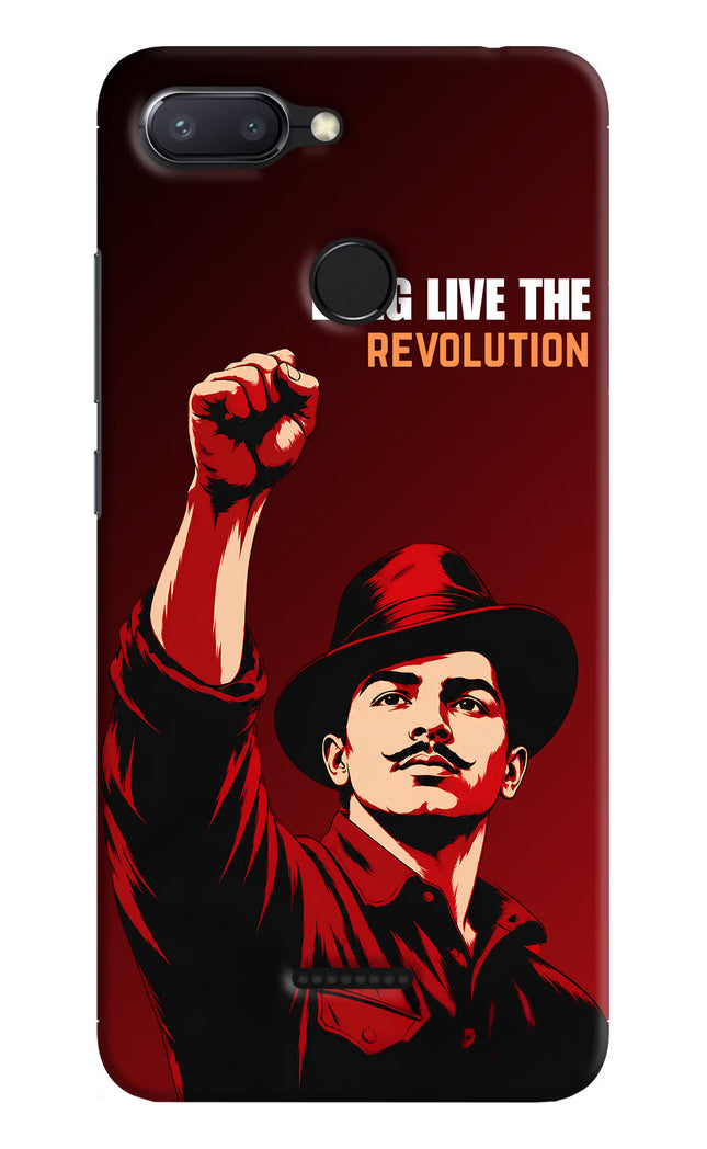 Bhagat Singh Revolution Redmi 6 Hard Case Back Cover by Casekaro