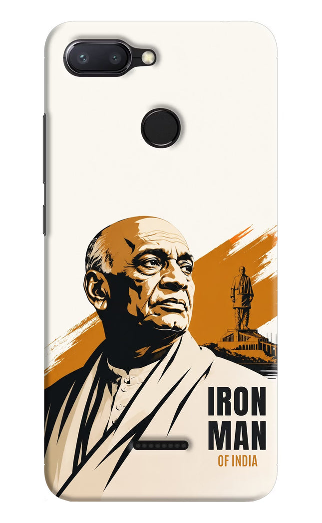 Sardar Patel Iron Will Redmi 6 Hard Case Back Cover by Casekaro