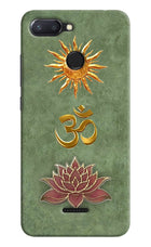 Om & Lotus Redmi 6 Back Cover