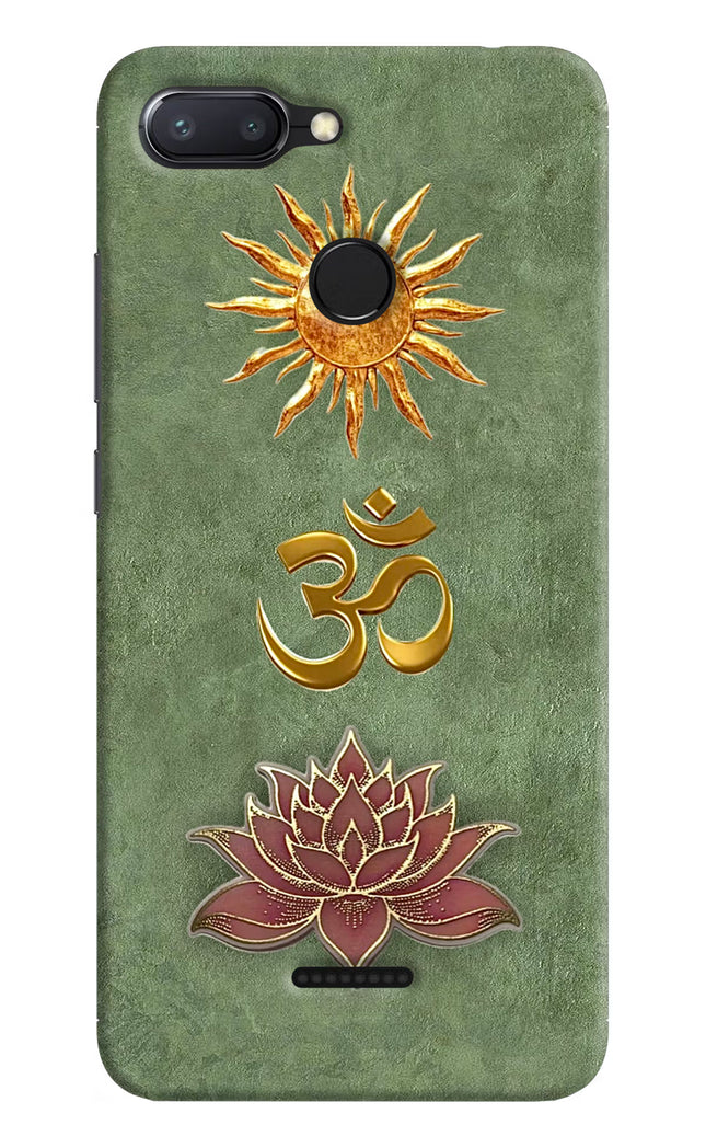Om & Lotus Redmi 6 Back Cover