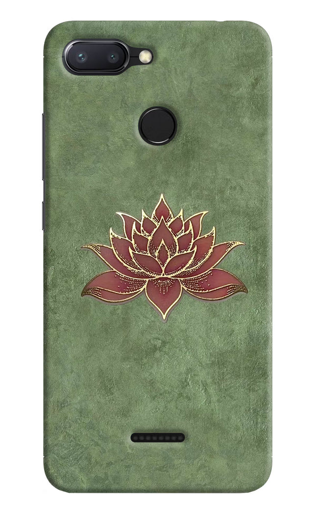 Lotus Grace Redmi 6 Hard Case Back Cover by Casekaro
