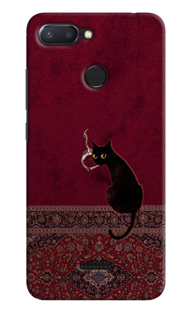 Midnight Cat Redmi 6 Hard Case Back Cover by Casekaro