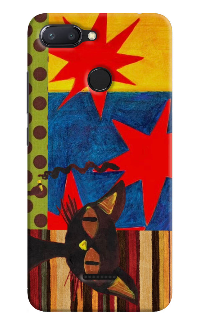 Pop Cat Redmi 6 Hard Case Back Cover by Casekaro