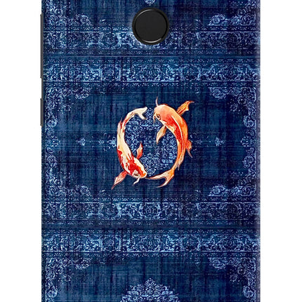 Koi Blue Redmi 6 Hard Case Back Cover by Casekaro