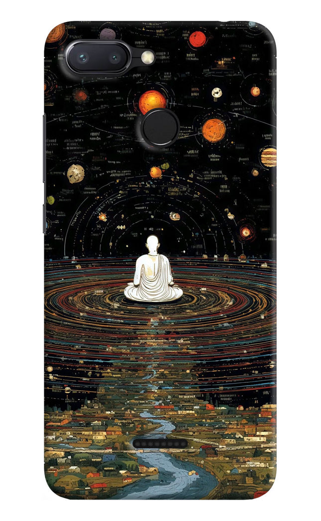 Space Monk Redmi 6 Hard Case Back Cover by Casekaro