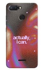 Pink Aura Redmi 6 Hard Case Back Cover by Casekaro