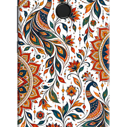 White Mayura Redmi 6 Back Cover