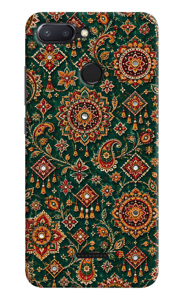 Green Pataka Redmi 6 Hard Case Back Cover by Casekaro