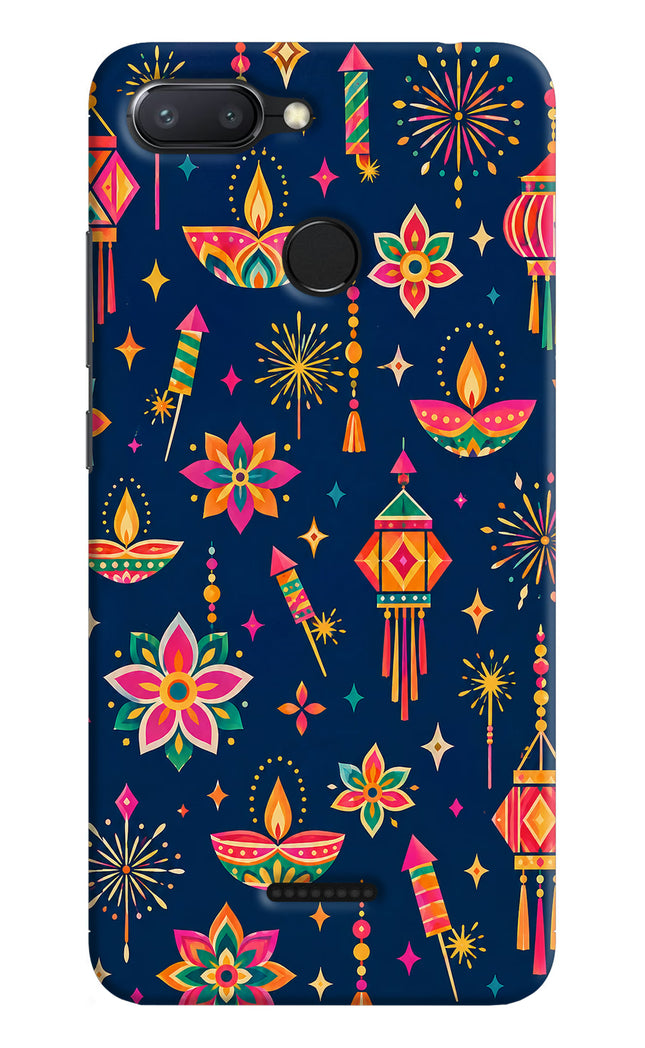 Festive Pop Redmi 6 Hard Case Back Cover by Casekaro
