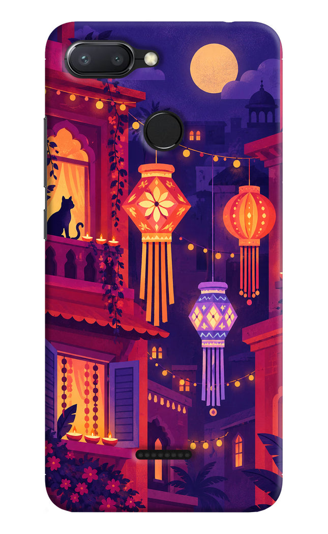 Lantern Lane Redmi 6 Hard Case Back Cover by Casekaro